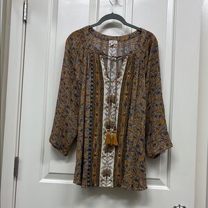 Elegant peasant blouse from mason & belle